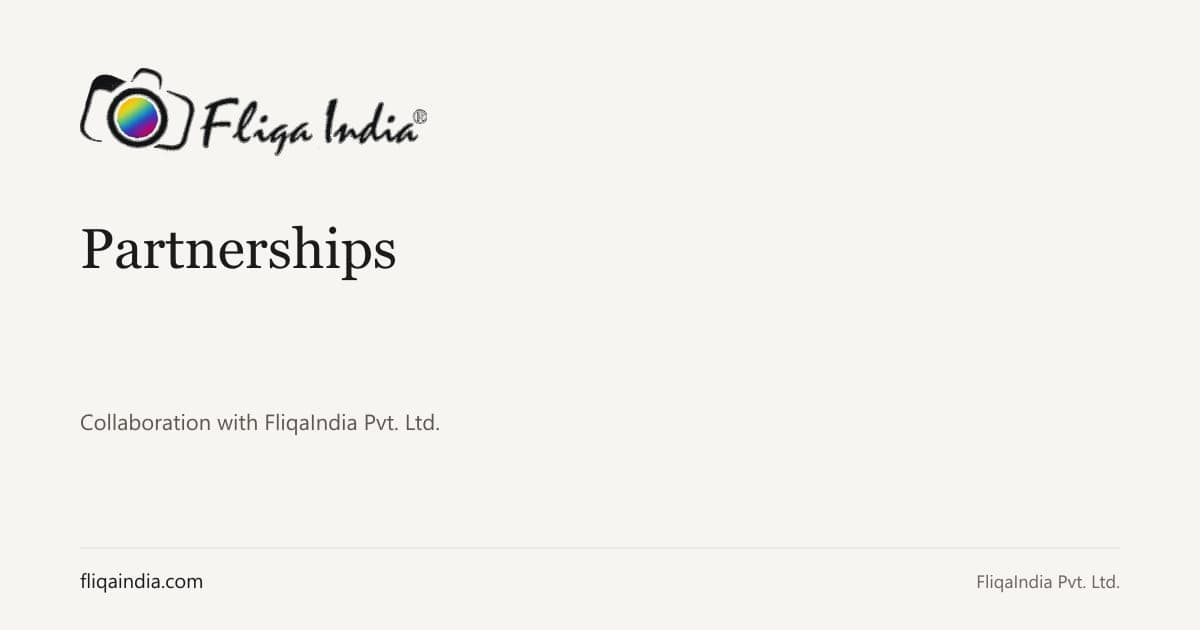 FliqaIndia Strategic Partnerships