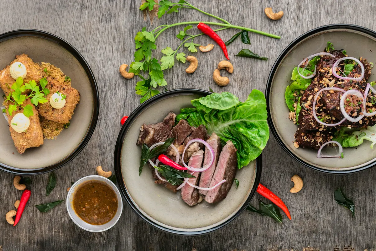 Culinary presentation and hospitality atmosphere photography